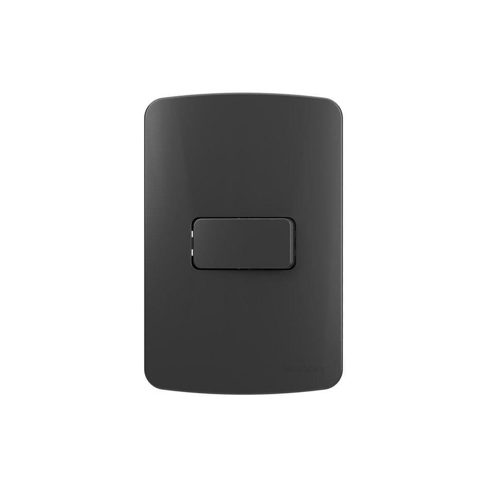 Interruptor Simples Margirius B3 Colors 10A Placa4X2 Grafite