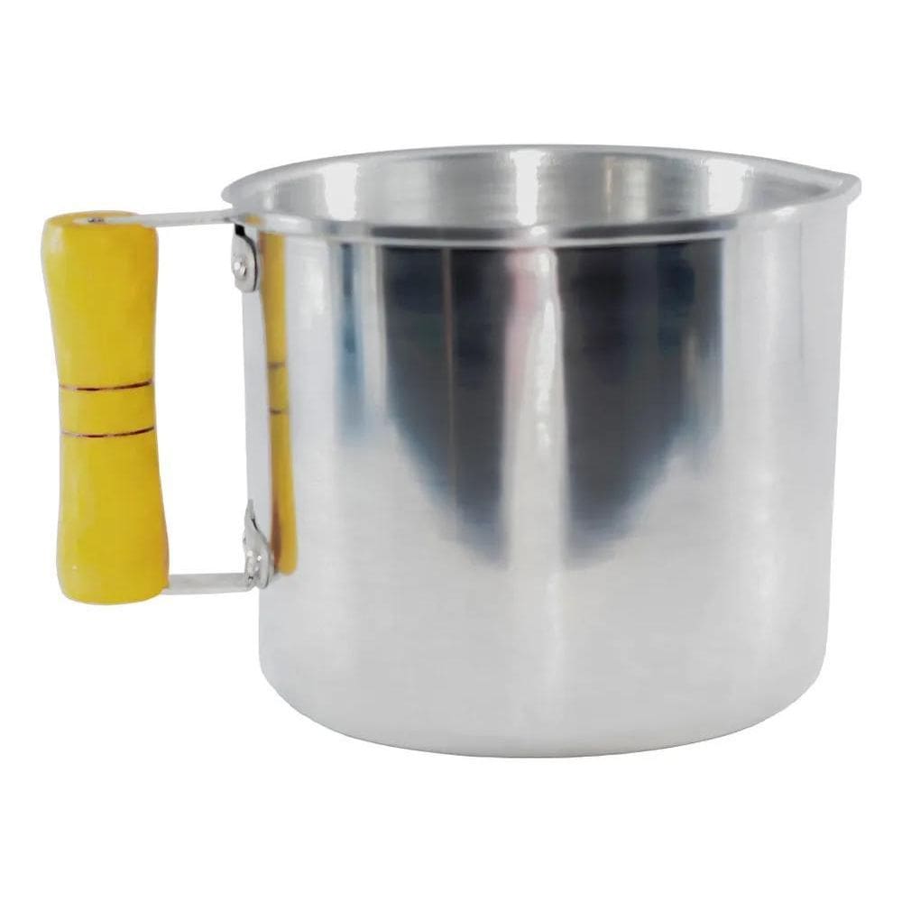 Canecão Com Orla De Aluminio E Cabo De Madeira 2 Litros N 14