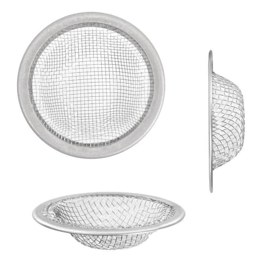 Kit 5 Ralo Inox Pia Cozinha Peneira Protetor Aço Utilimix Pr