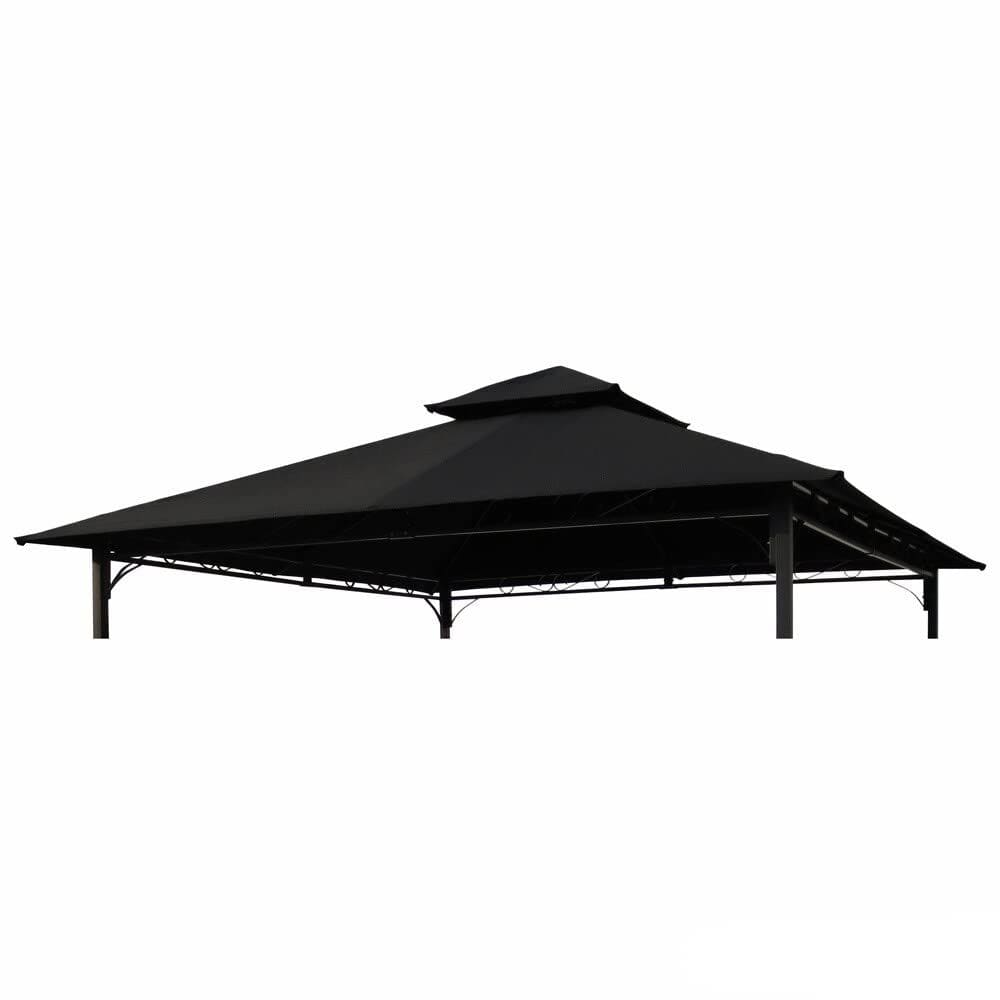 Top St. Kitts para gazebo de 3 m x 3 m, somente tecido antigo preto