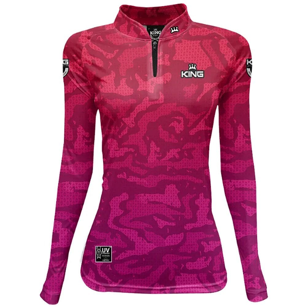 Camiseta Proteção Solar UV 50+ Feminina King Brasil (KFF614)