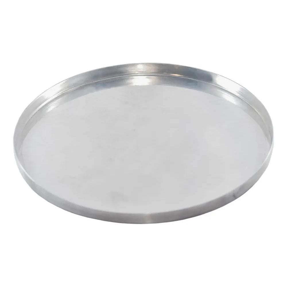 10X Forma De Pizza 20 Cm Diâmetro Alta Em Alumínio Grosso T