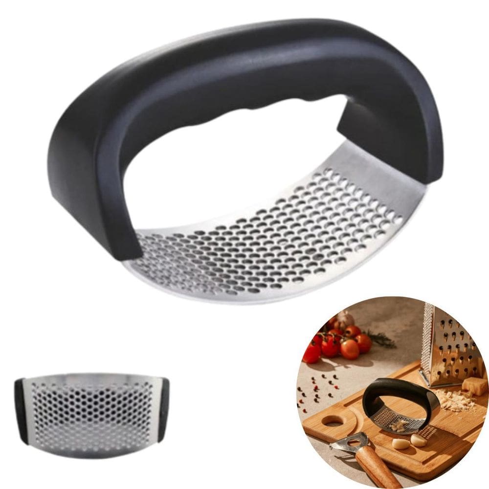 Espremedor Amassador Triturador De Alho Manual Cozinha Inox