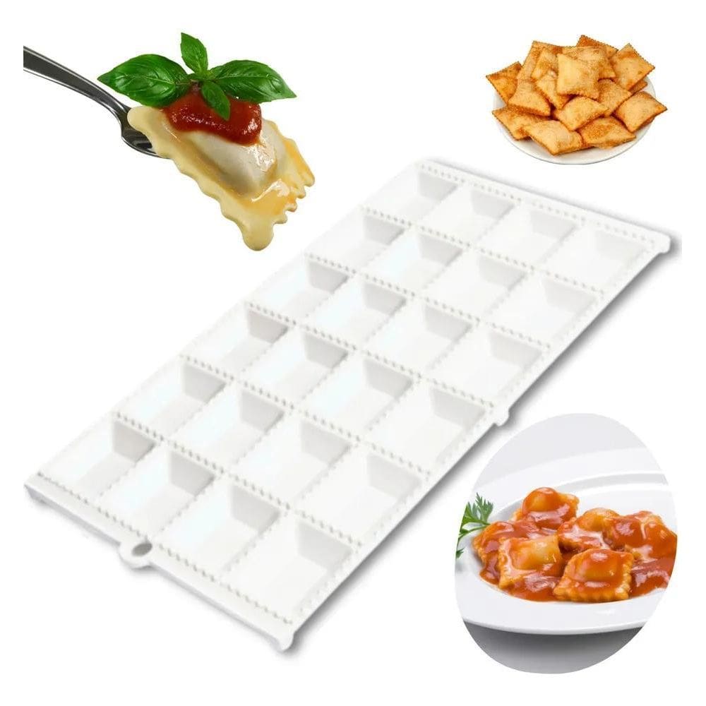 Forma Modeladora Para Ravioli Mini Pastel Salgados Macarrão