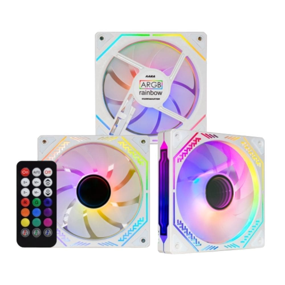 Kit Fan Cooler K-mex INFINITE SPACE WHITE ARGB - AARA
