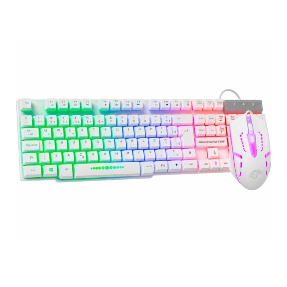 Kit Gamer K-mex White KMW52 + MOA8
