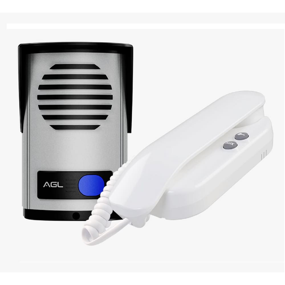 Porteiro Eletrônico P-10 S C/ Monofone Agl Cor Cinza