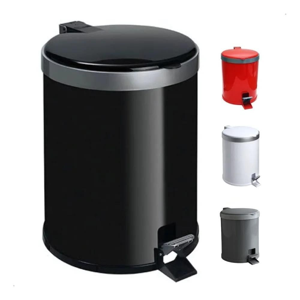 Lixeira Cozinha Pedal 12 Litros De Plástico Pp Versátil