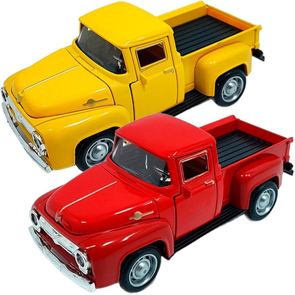 Miniaturas Colecionável Carrinho Metal Pickup F-100 Kit 2pçs