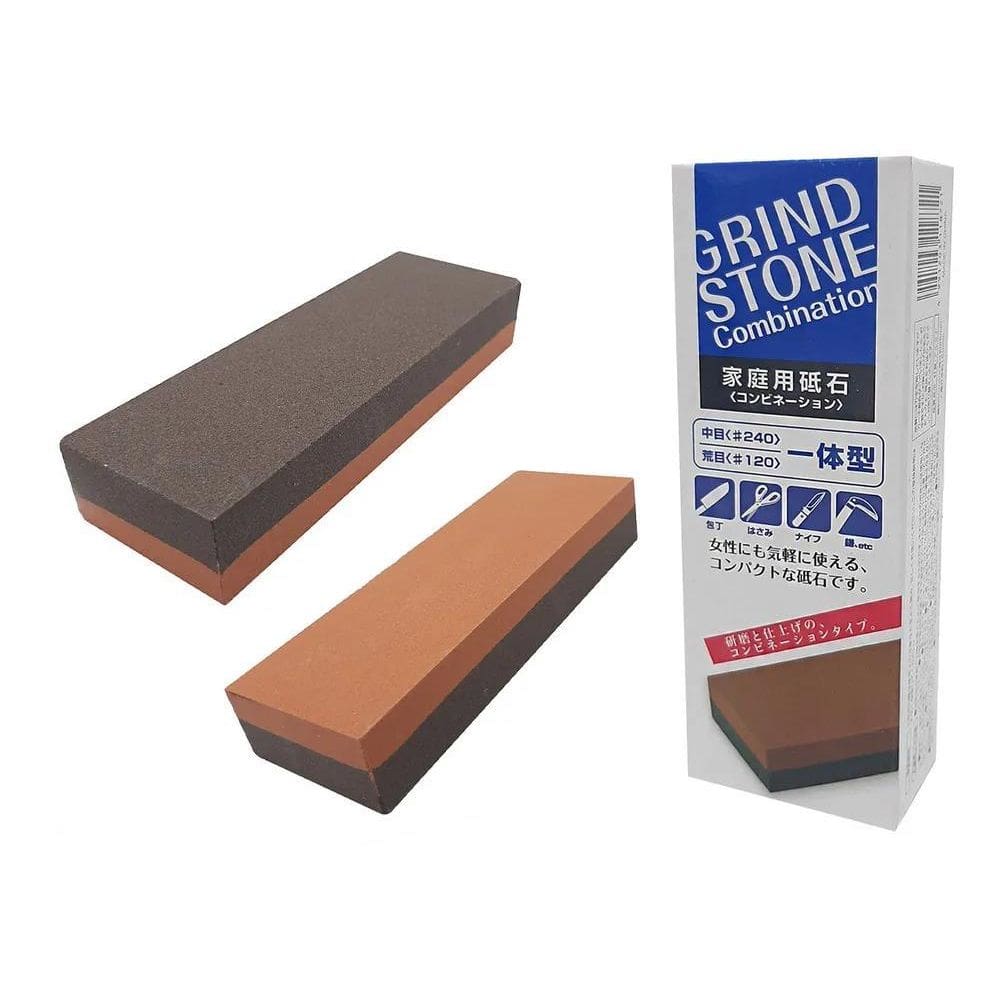 Pedra Afiar Amolar Dupla Face Japonesa 120 E 240