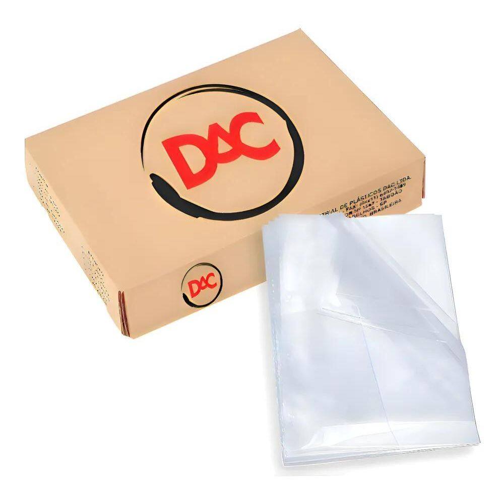 Envelope Plástico A4 Grosso 4 Furos C/400 - Dac