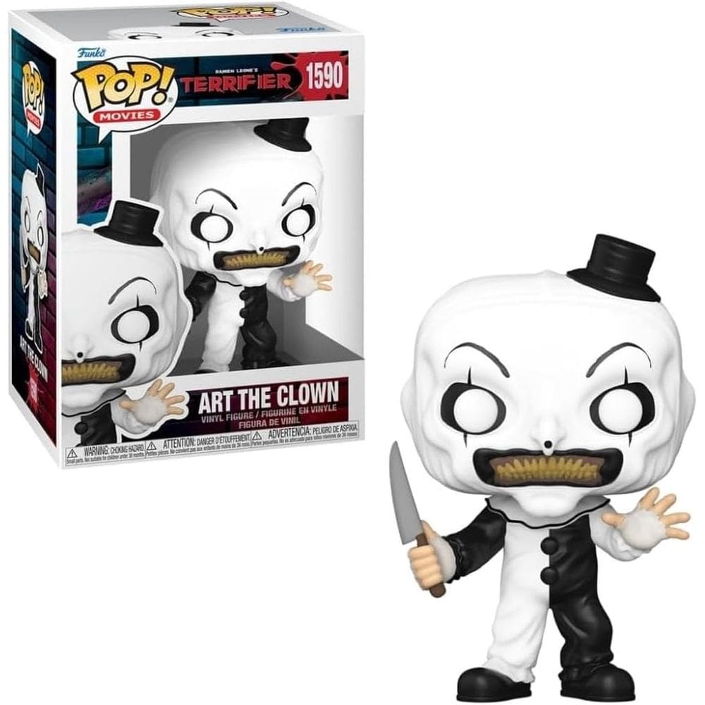 Funko Pop Movies Terrifier 1590 Art o Palhaço Art The Clown