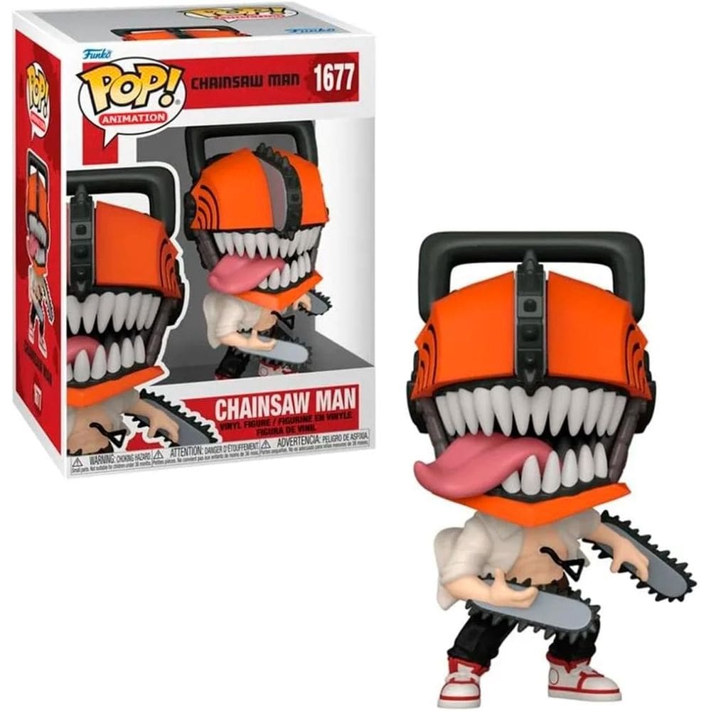 Funko Pop Anime Chainsaw Man 1677 Homem Motoserra
