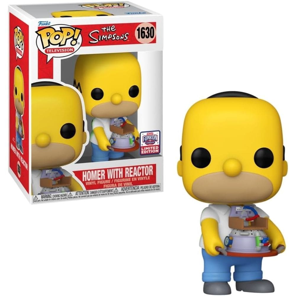 Funko Pop TV Homer Simpson 1630 Com Reator The Simpson Homer With Reactor Funkon Edição Especial