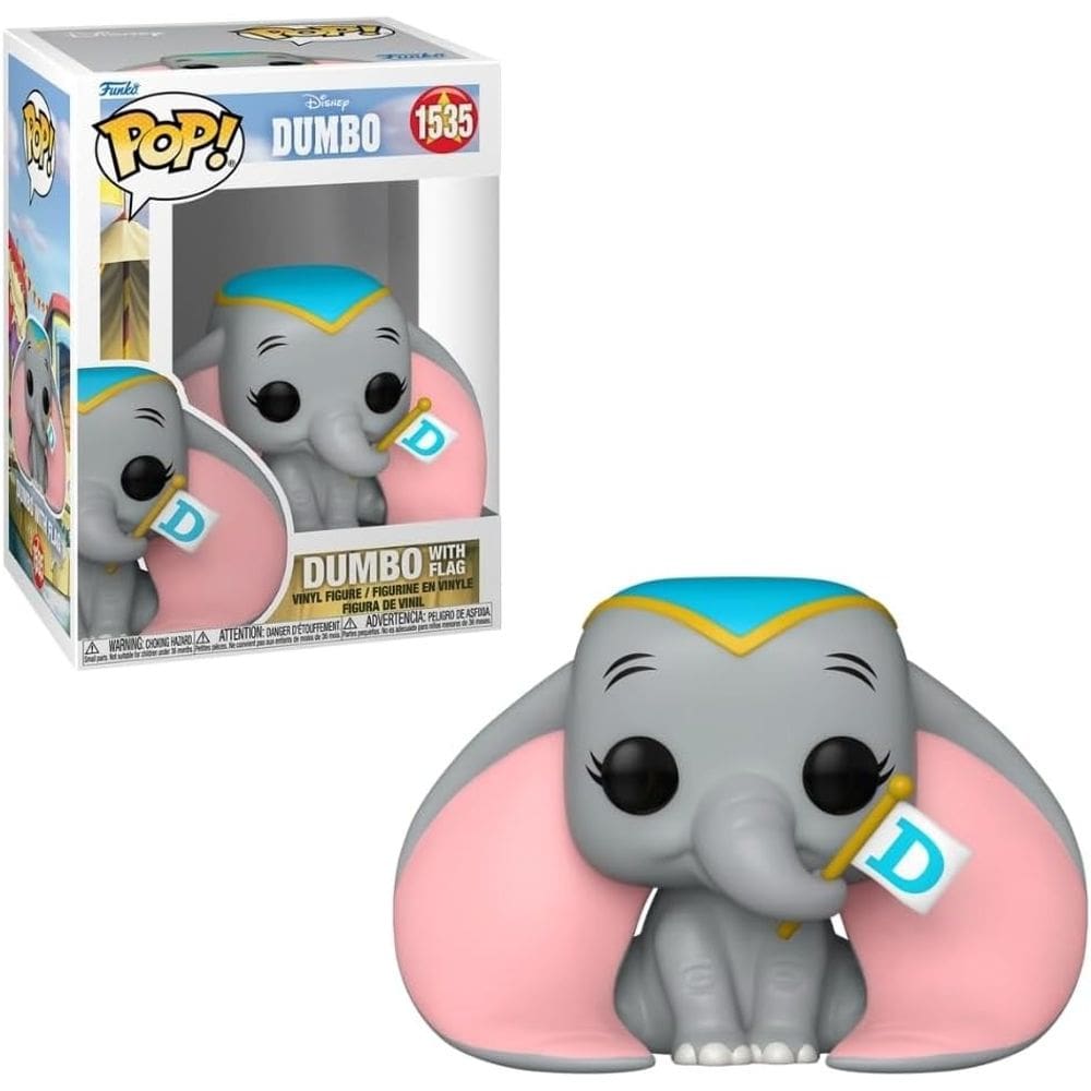 Funko Pop Dumbo 1535 Com Bandeira Disney Dumbo With Flag