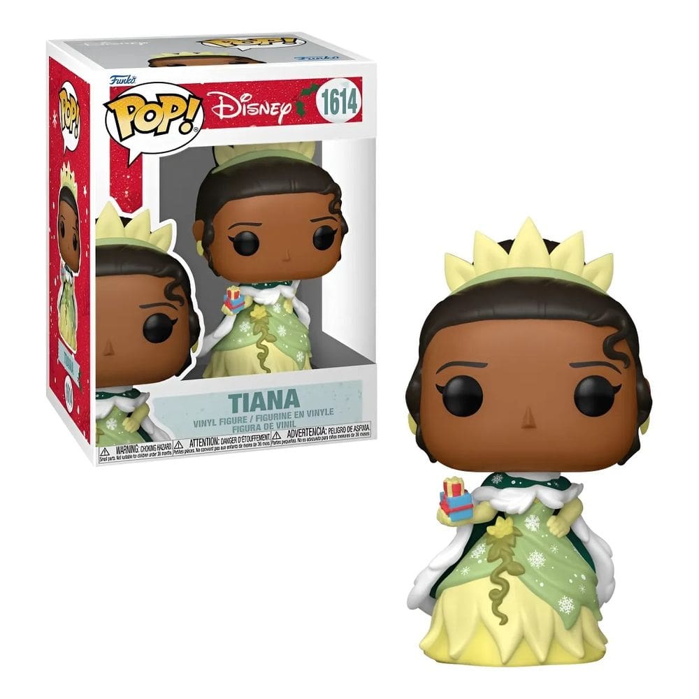 Funko Pop Tiana 1614 Natalina Disney Princesas de Natal