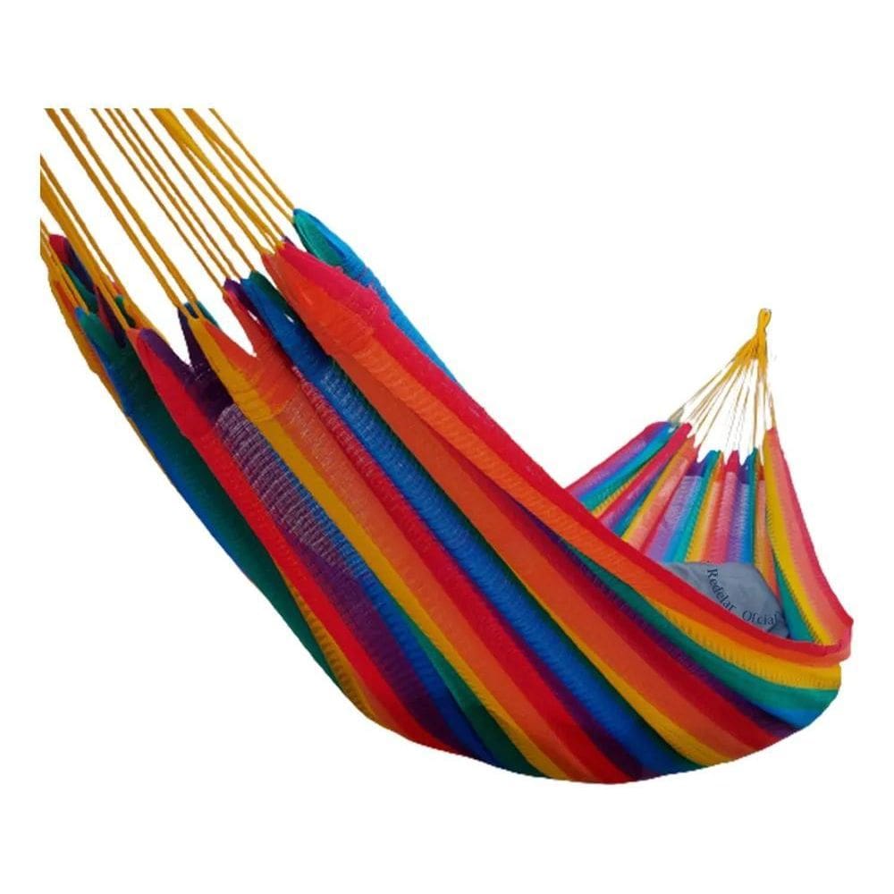 Rede De Dormir Descanso Nylon Impermeável Amazonas Arco-Íri
