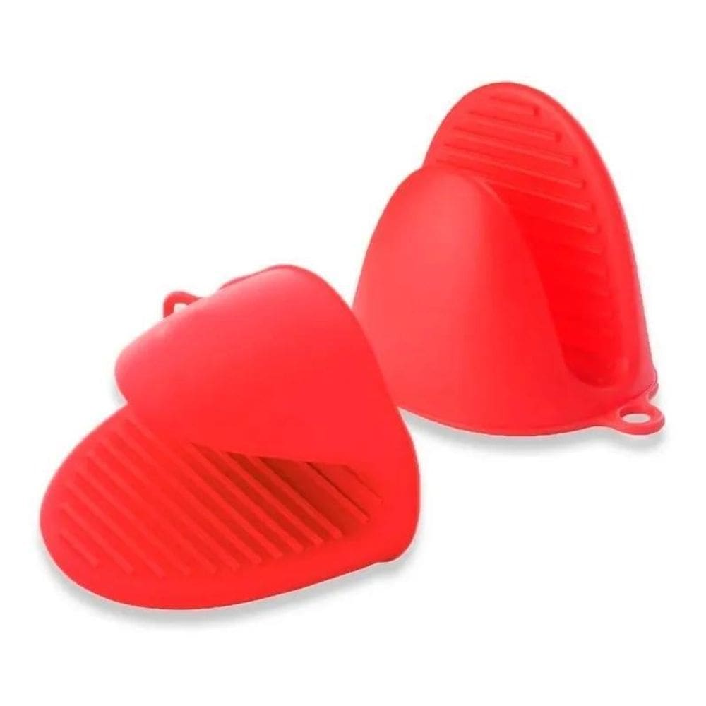 3X Kit 2 Luvas Termica De Cozinha Luva De Silicone Forno Fog