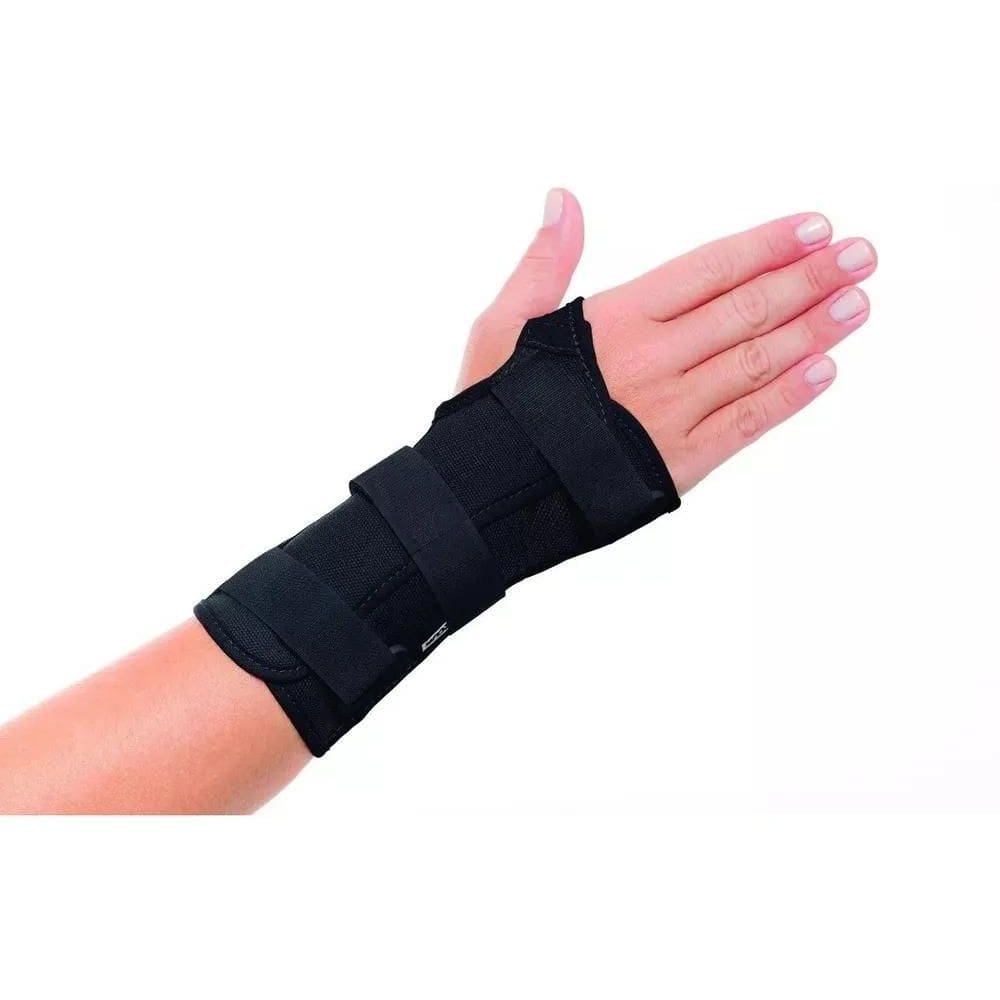 Munhequeira Ortese Com Tala Punho Bilateral Preta Mercur G