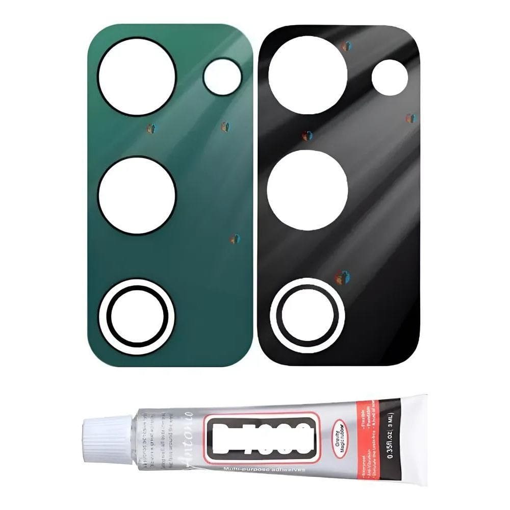 Vidro Câmera Lente Traseira Para Galaxy S2 Preto + Cola B700