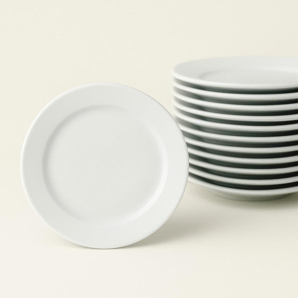 Kit 2 Pratos Sobremesa Tramontina Paola Porcelana 21 Cm