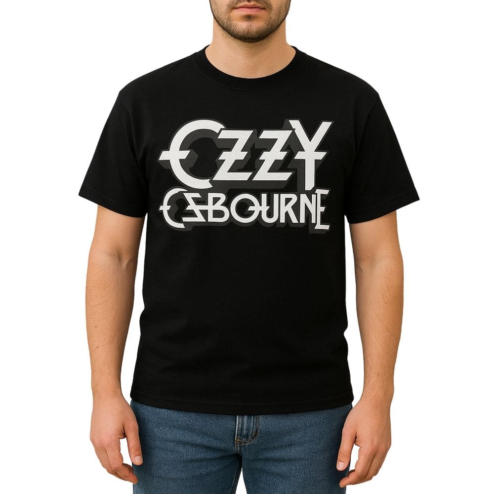Camisa Algodão Rock Camiseta Ozzy Osbourne Black Heavy Metal