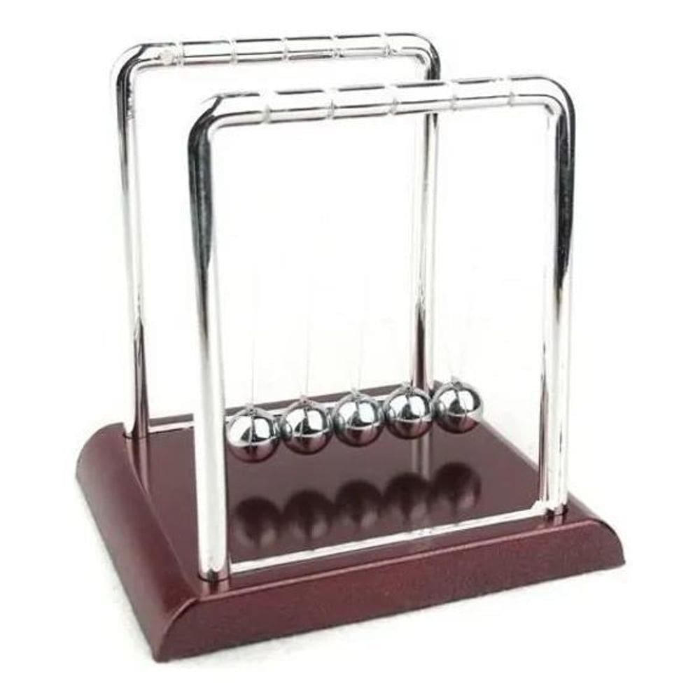 10X Pendulo De Newton Pequeno Decoração Escritório Jogo De