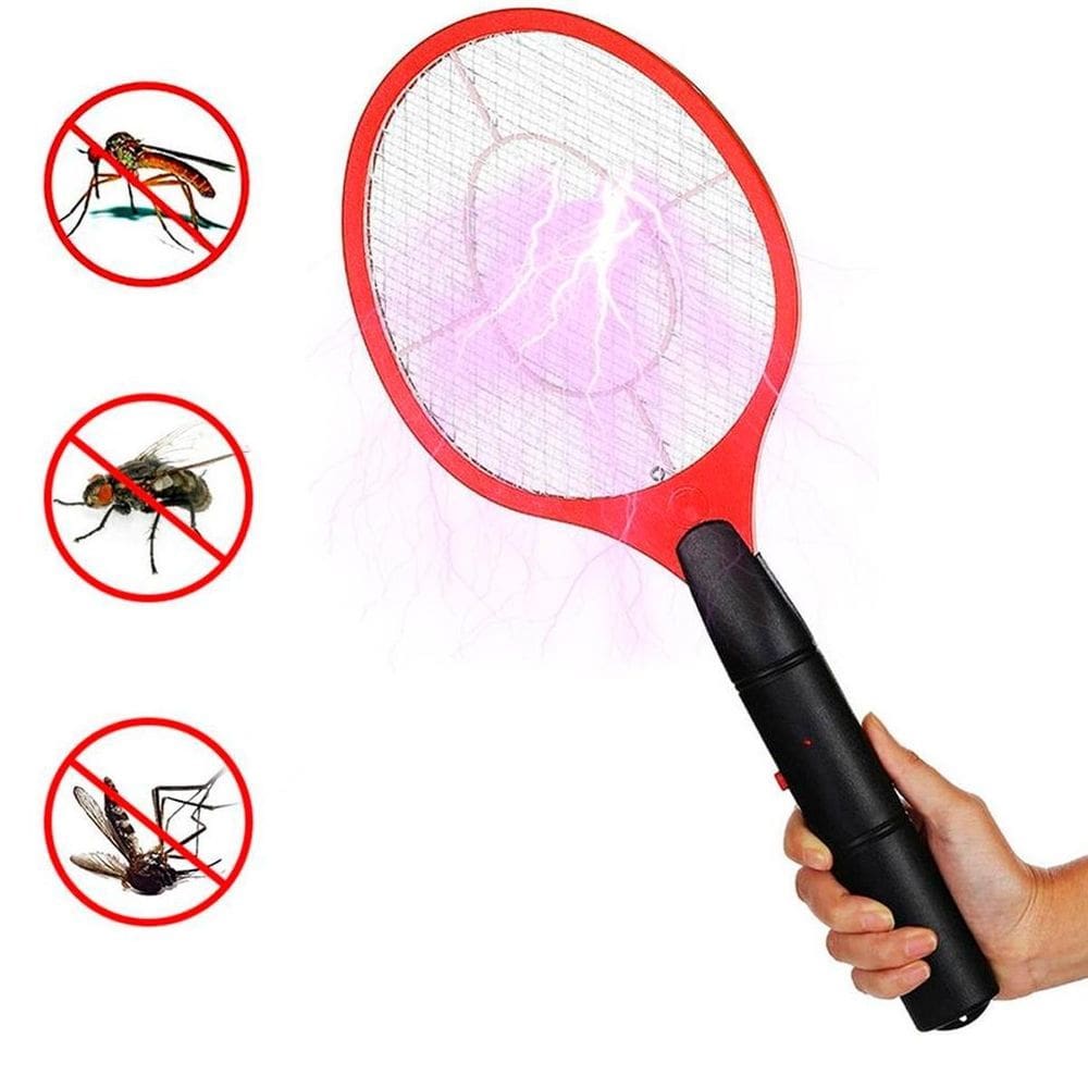Raquete Mata Mosquitos Pernilongos Com Tecnologia Avançada