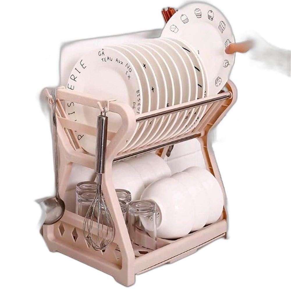 Escorredor Louça Plástico Cozinha P/Secar Eficiente