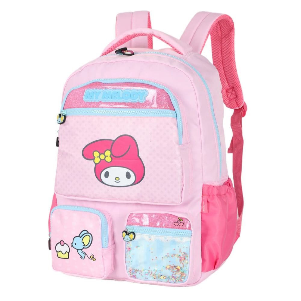 Mochila Escolar Amigo Hello Kitty Costa Juvenil Grande Rosa