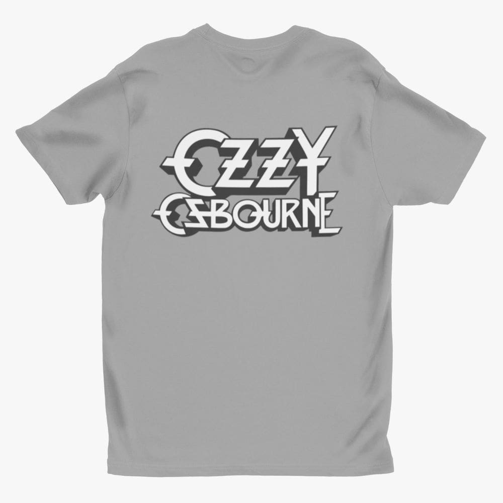 Camiseta Rock Cinza Ozzy Osbourne Heavy Metal Estilo e Atitude