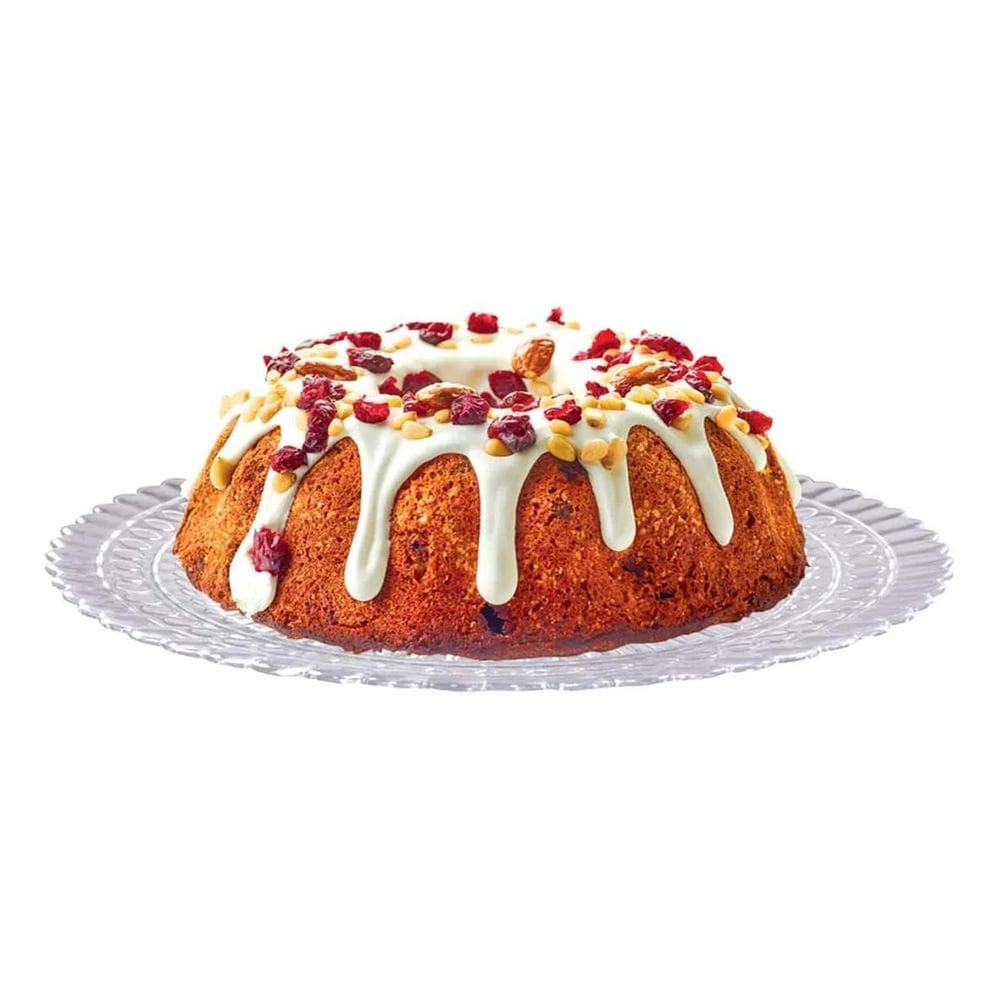 2X Prato De Vidro Para Bolo Gourmet Redondo Multiuso, Ruvolo