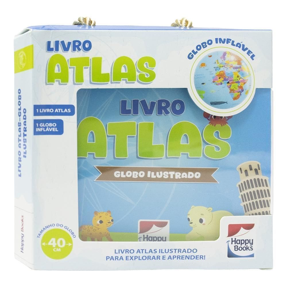 Livro Atlas-Globo Ilustrado