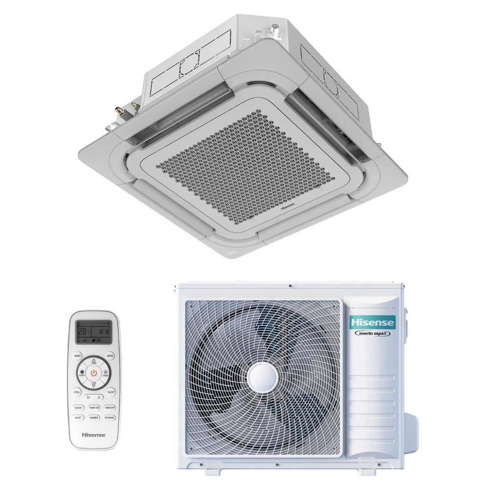 Ar-Condicionado Hisense Cassete 4 Vias Inverter 36000 Btus Frio Wi-Fi 220v R-32