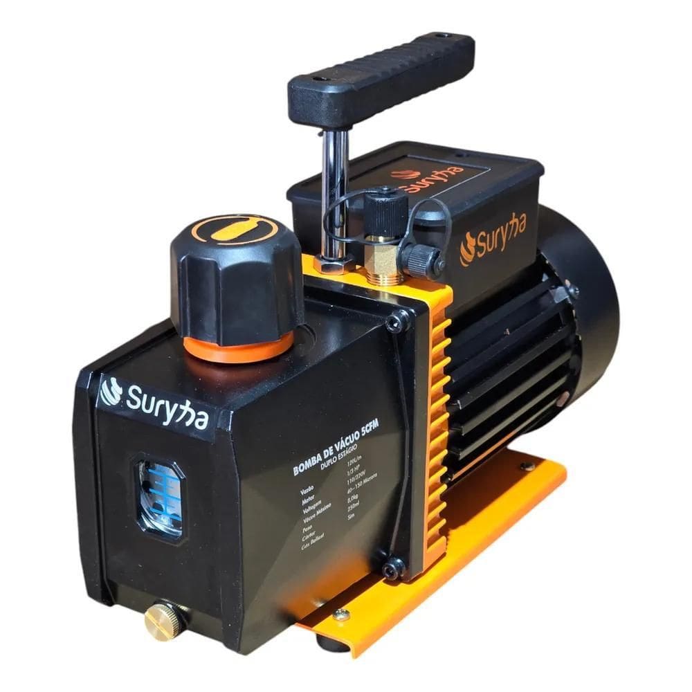 10X Suryha 5Cfm Duplo Estágio Bomba De Vácuo Ideal Para Ar