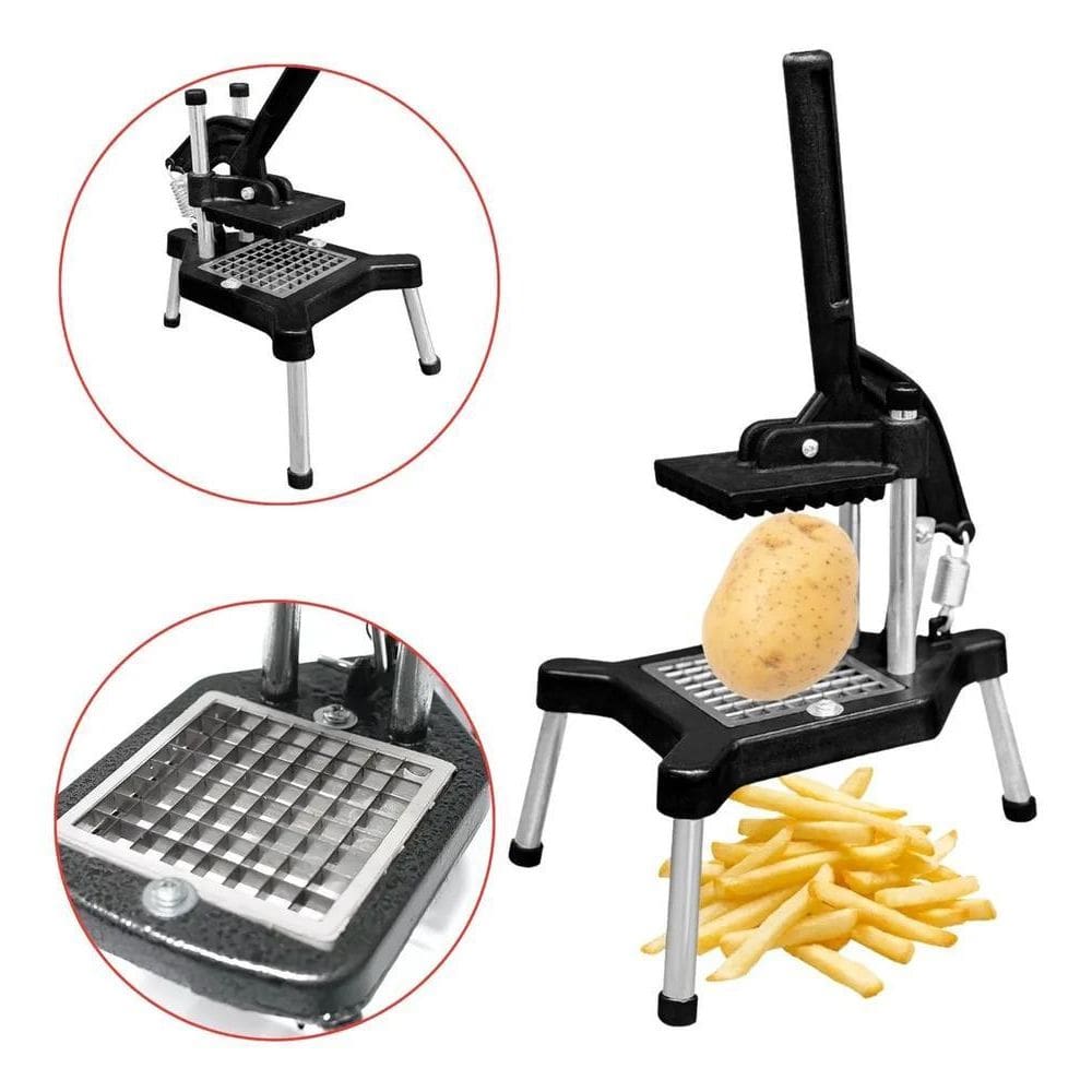 2X Cortador Picador De Legumes Batata Reforçado