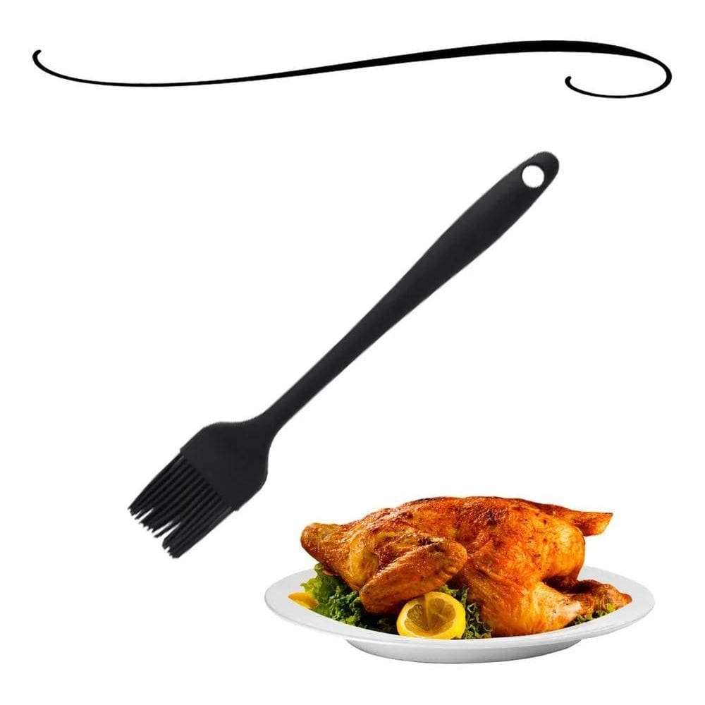 Pincel Culinário De Silicone Untar Forma Frigideira Cozinha
