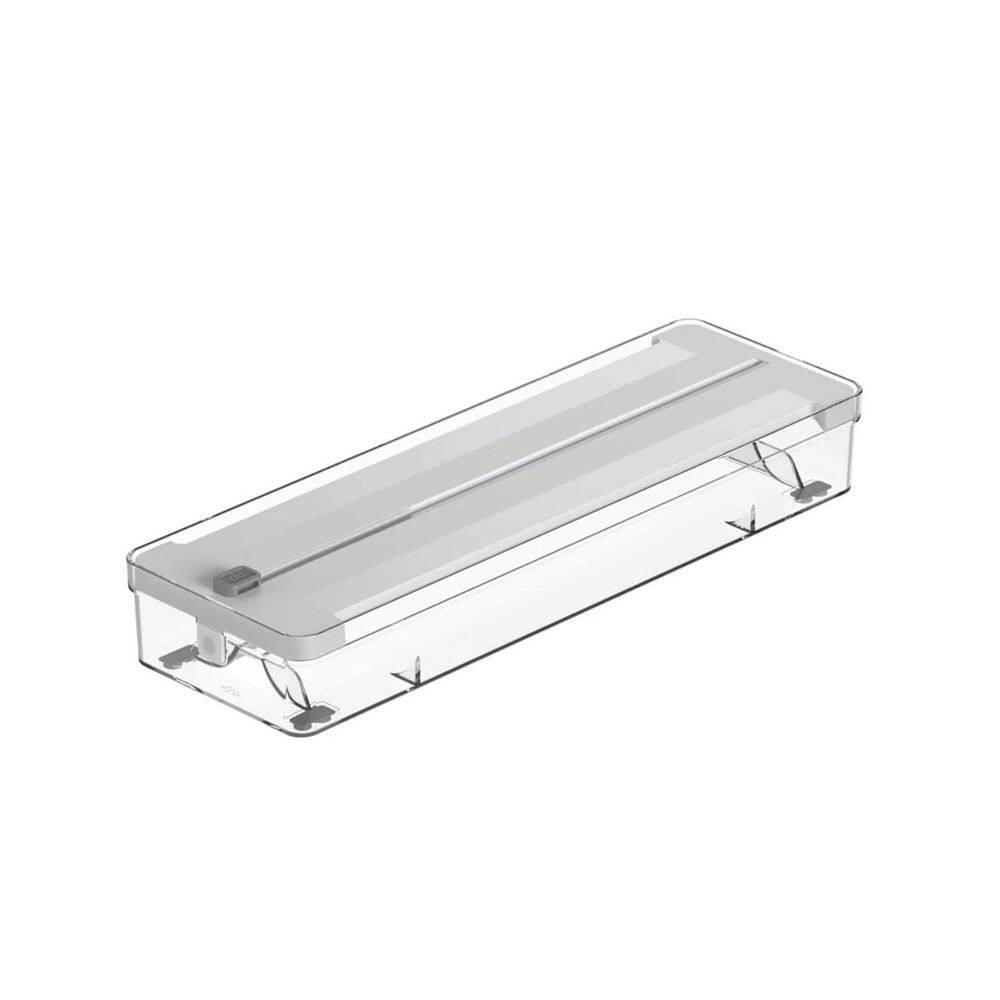 Organizador Porta Rolos Duplo Gaveta Papel Alumínio Filme Ou