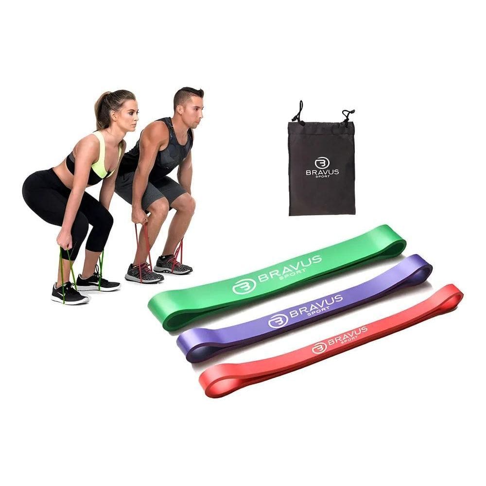 Kit 3 Super Mini Bands Forte,Super Forte E Super Extra Forte