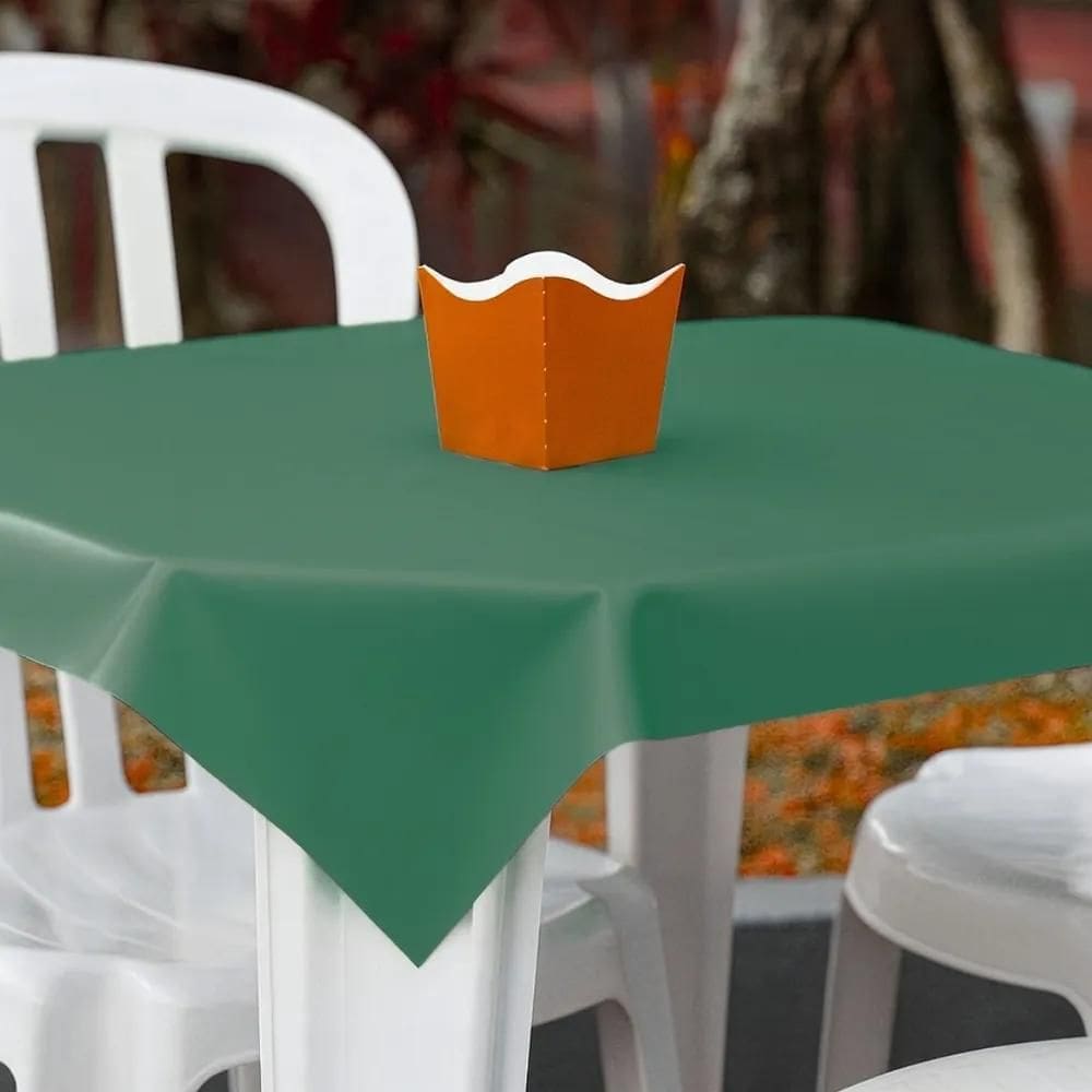 Kit Festa Toalha Para Mesa De Plástico Desca Kit Toalha Verd