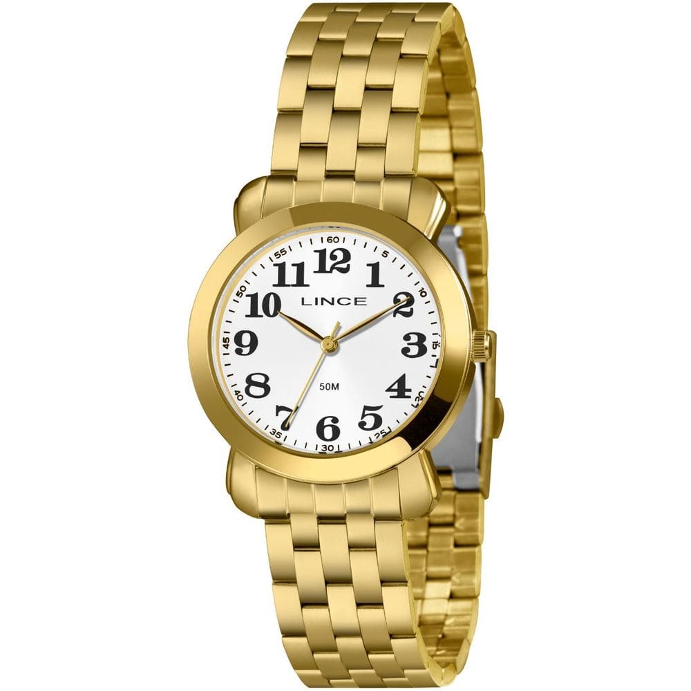 Relógio Lince Feminino Dourado Lrg4778l36 B2kx