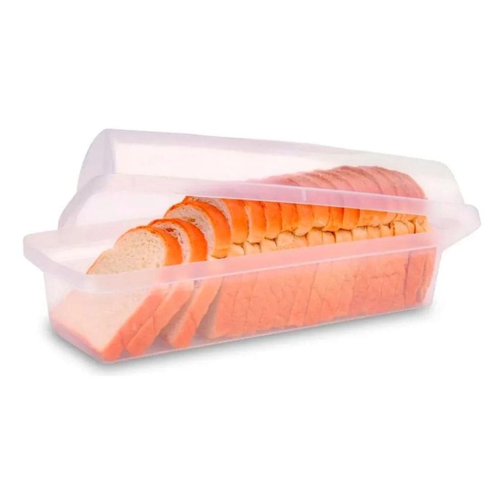 3X Porta Pão Plástico Pão De Forma Pão Frances Sanremo