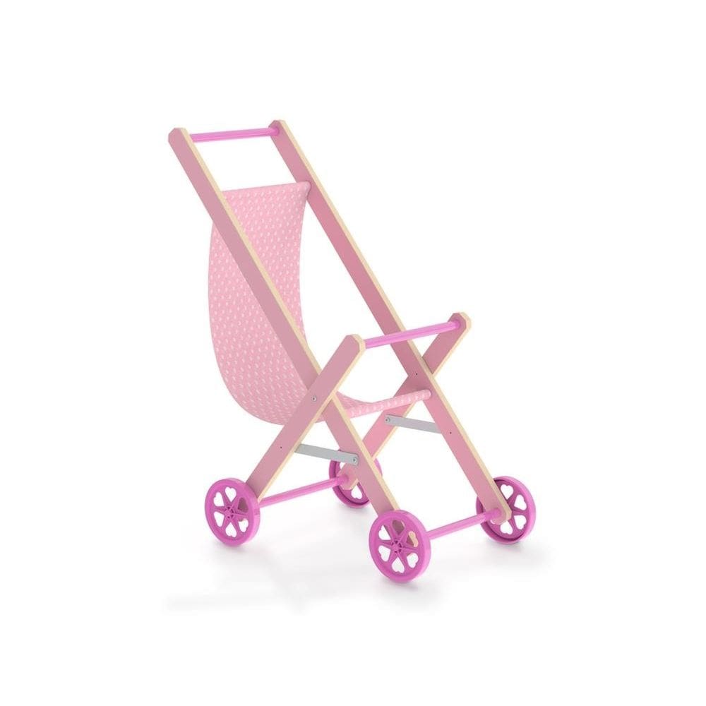 Carrinho De Bonecas Fashion Girl Em Madeira - Junges 400