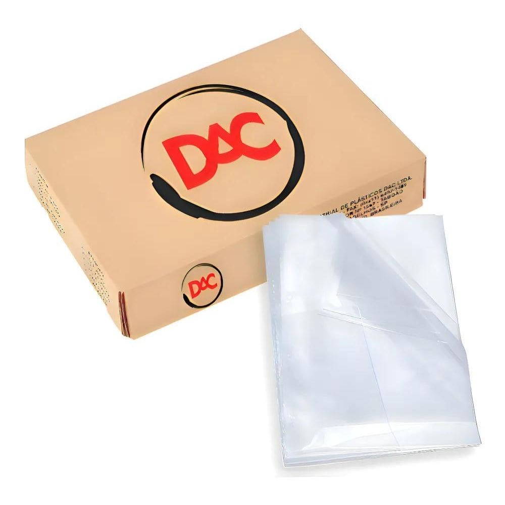 Envelope Plástico A4 Grosso 4 Furos C/400 - Dac