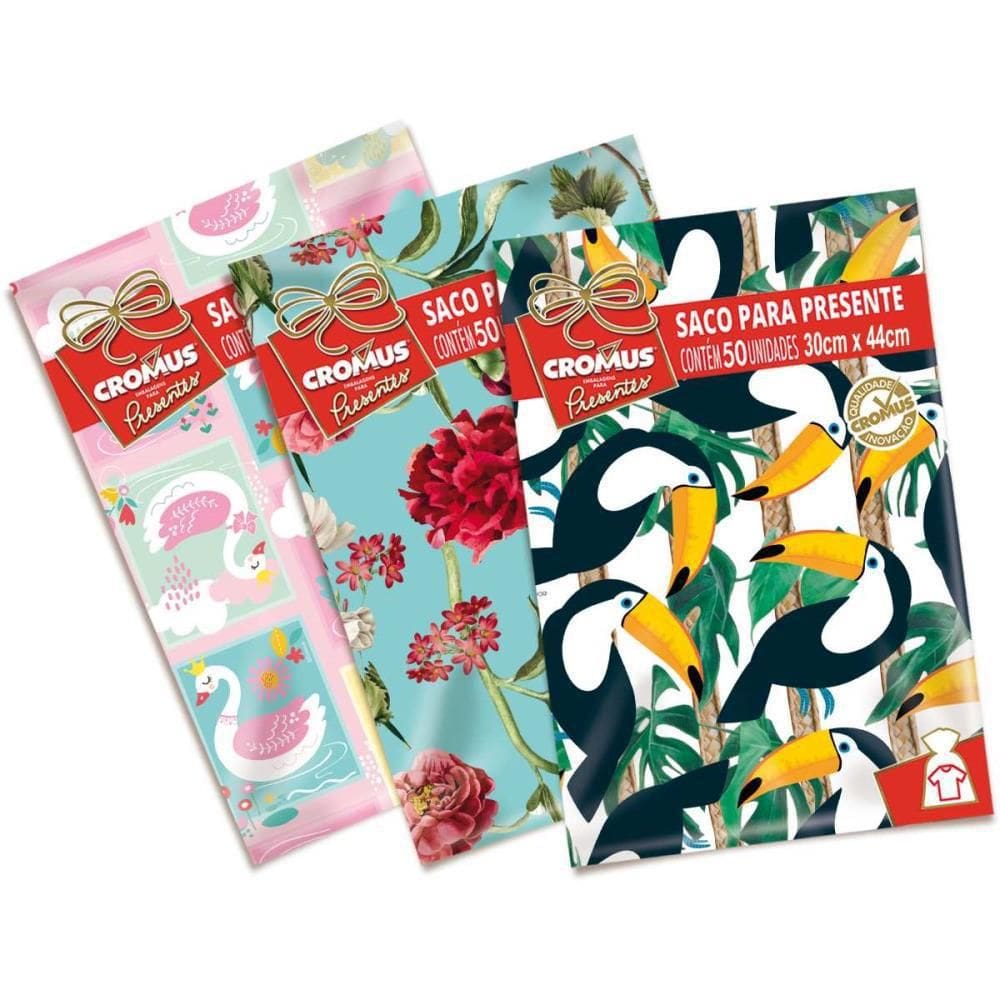 Saco Metalizado 30X45Cm Mix