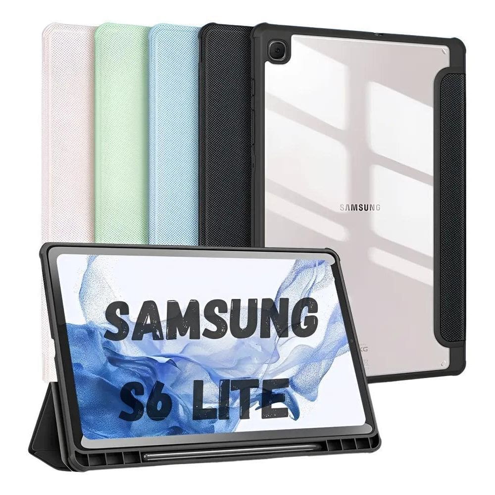 Capa Capinha Para Tablet Samsung S6 Lite Com Suporte Ca Pret