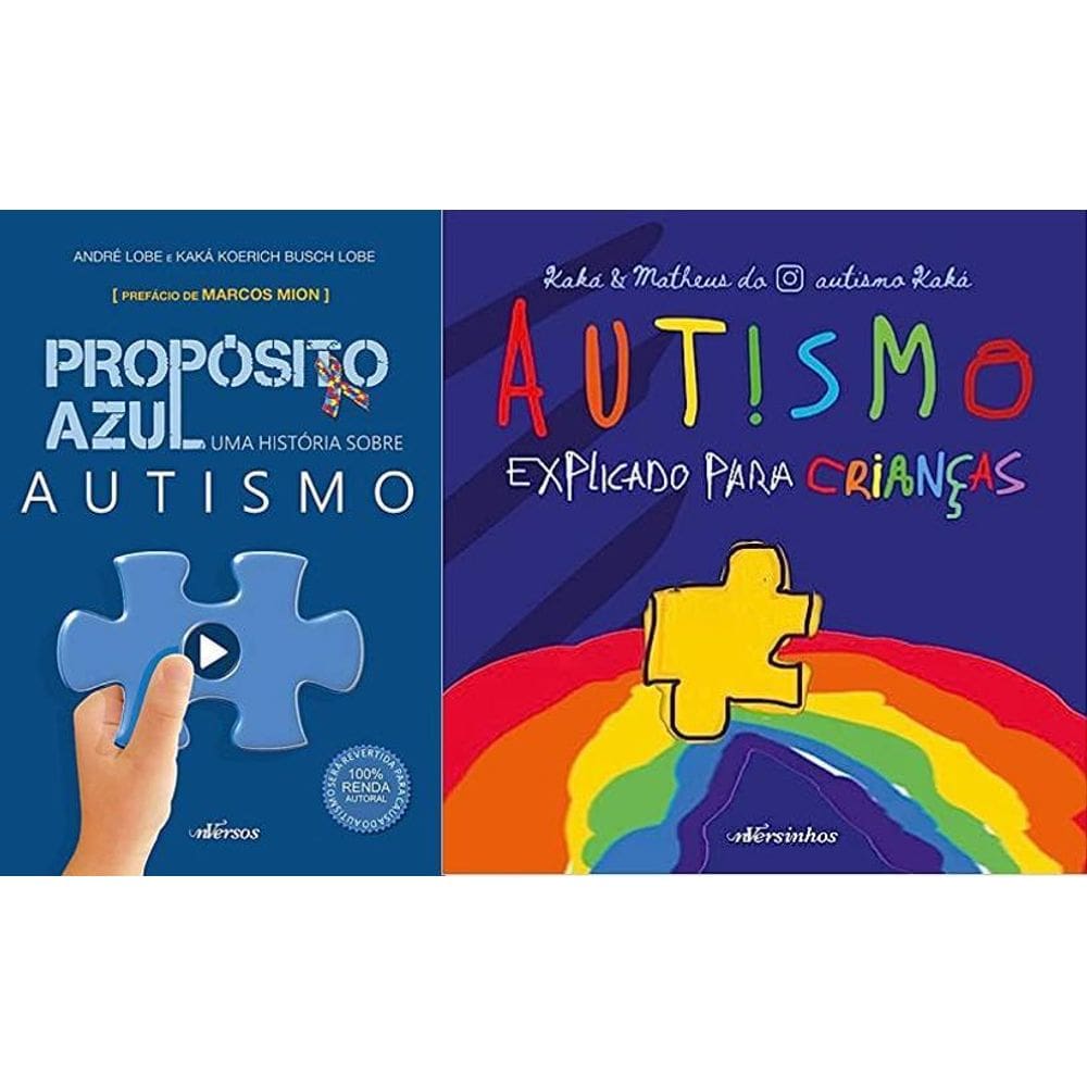 Kit 2 Livros Kaká Koerich Busch Lobe Propósito Azul: Uma
