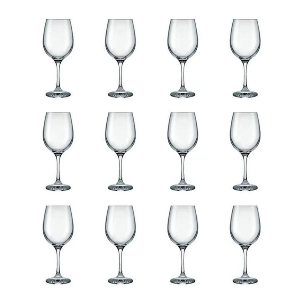 Jogo 12 Taças Champagne Cristal Barone 490Ml - Nadir