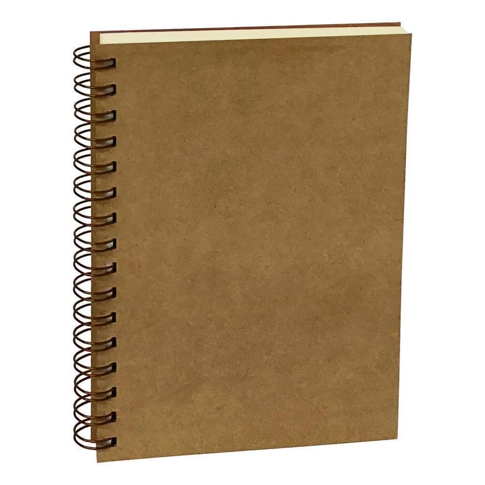 Caderno Miolo Color Liso A5 Capa Dura Wire-O 125 Miolo Marf