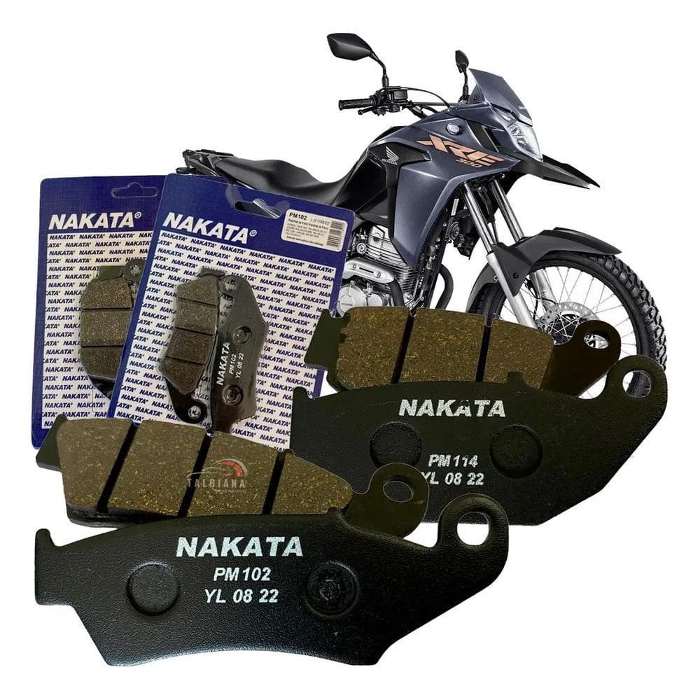 Kit Pastilha De Freio Xre